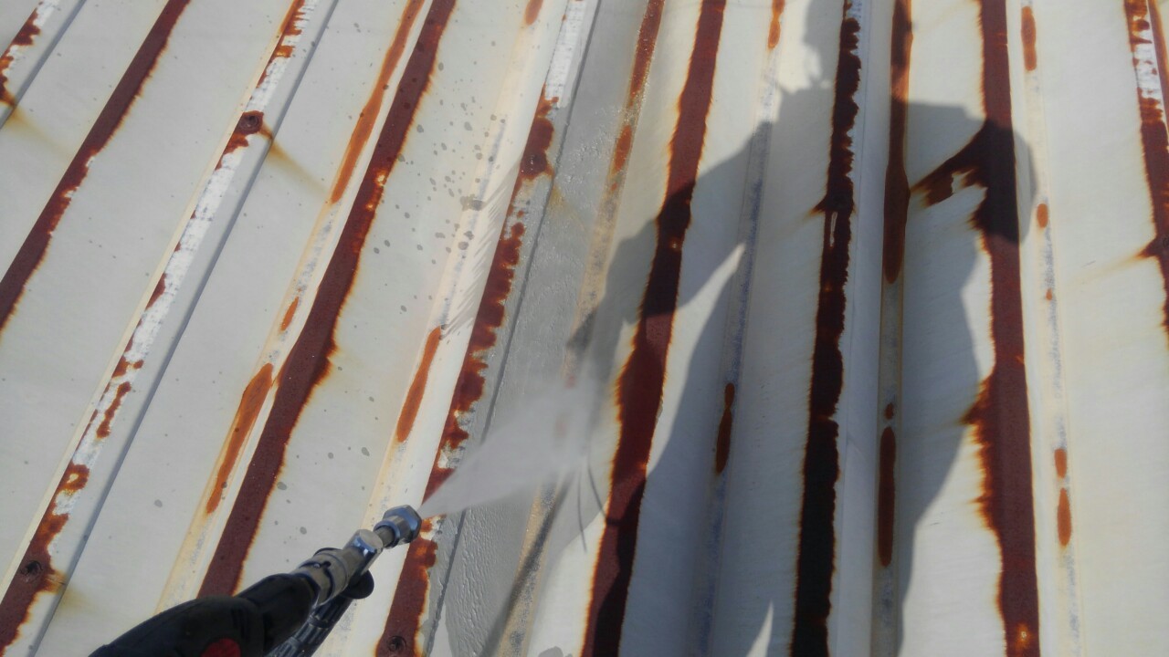 静岡県富士市　B様邸　屋根・外壁塗装工事　屋根と雨樋の高圧洗浄