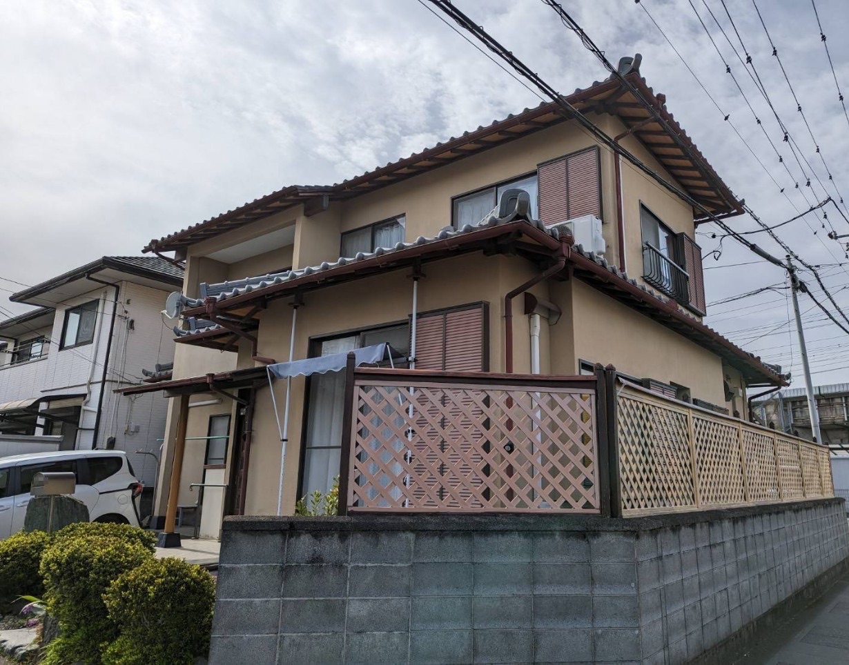 静岡県富士市　A様邸　外壁・付帯部塗装工事　施工前　塗装を考えていただく劣化症状