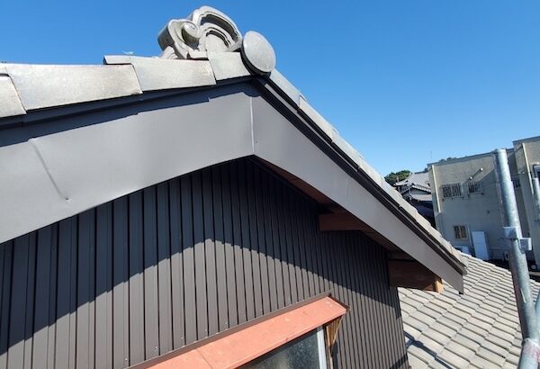 破風板の板金巻き 仕上げ〜施工後をレポート｜静岡県富士宮市杉田