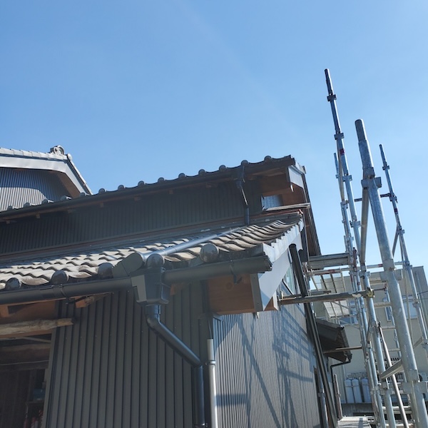 静岡県富士宮市杉田｜外装工事完了！足場を撤去しました