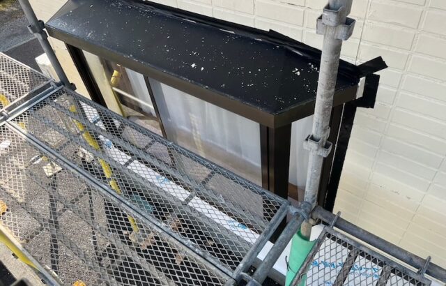 静岡県御殿場市荻原｜防水テープを貼って雨仕舞いしました