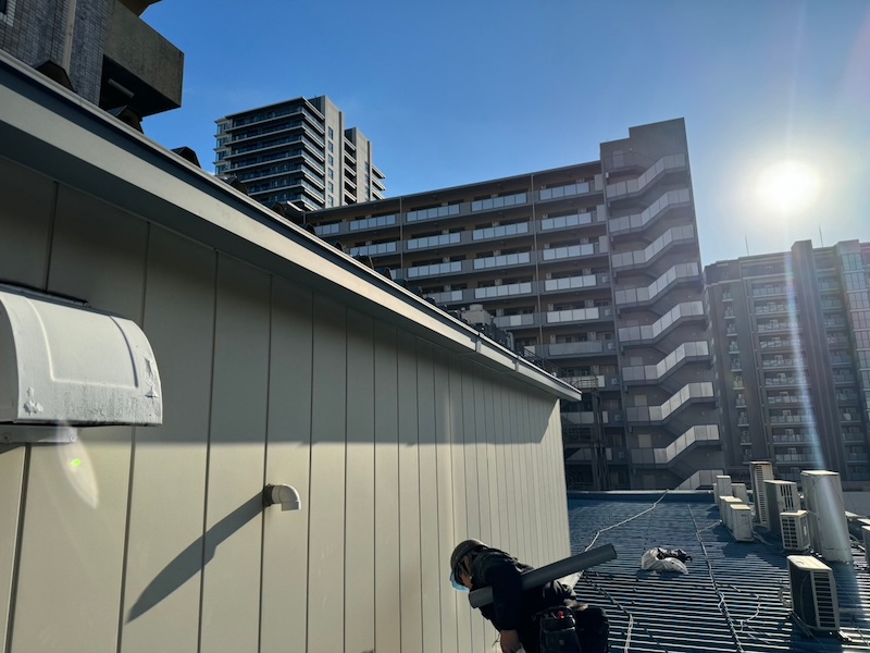 静岡県静岡市葵区｜縦樋の金具交換を実施しました