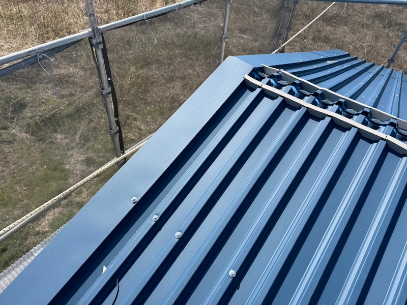 屋根ケラバの水切りを取り付けました!|静岡県富士市