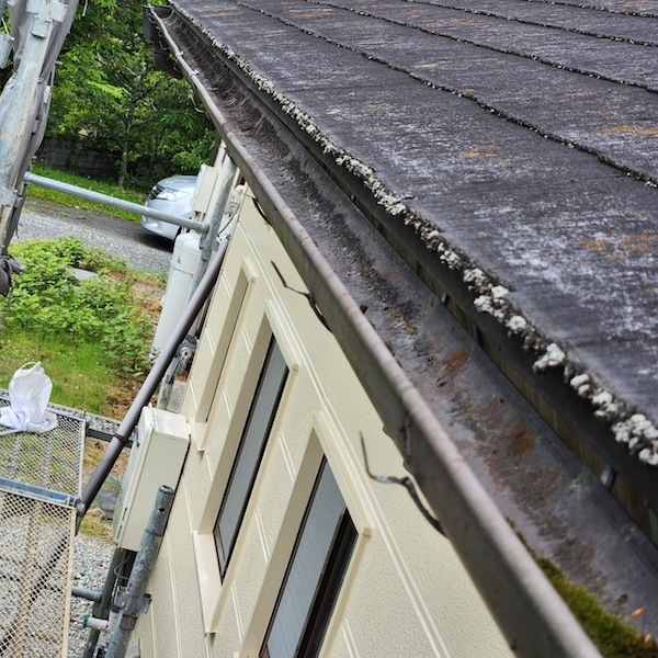静岡県御殿場市｜既存雨樋を撤去、ゴミが溜まっていたら雨樋清掃をご検討ください！