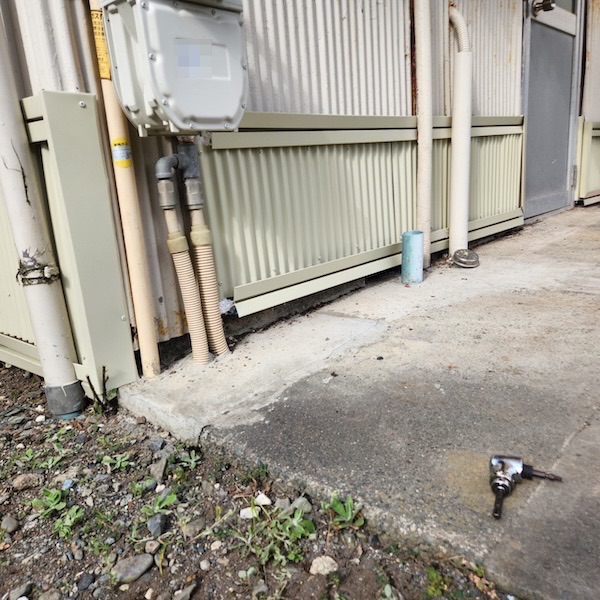 錆びたトタン外壁を部分的に張り替えました｜静岡県沼津市