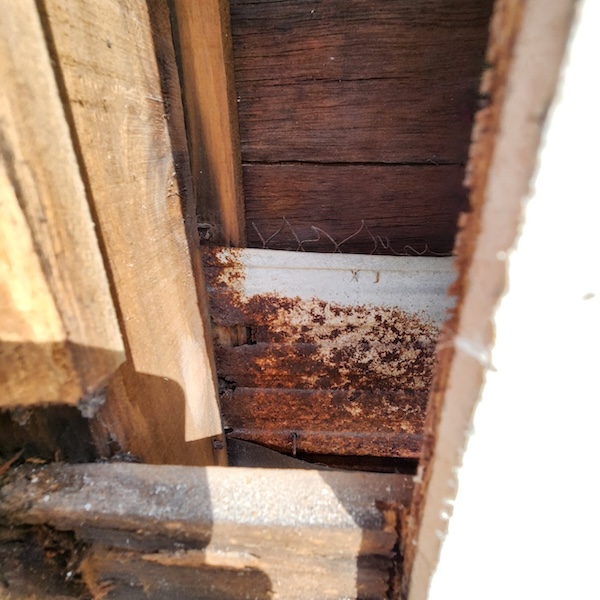 静岡県富士宮市|外壁部分解体〜雨漏り箇所補修〜防水紙張り付け
